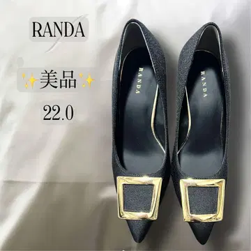 RANDA 스퀘어 부품 스틸레토 펌프스 펌프스 란다 22.0
