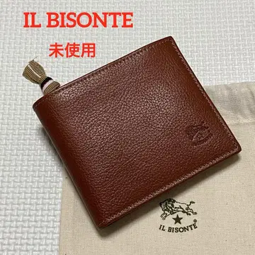 미사용 IL BISONTE 일비종떼 가죽 두겹 지갑 누메 가방 포함