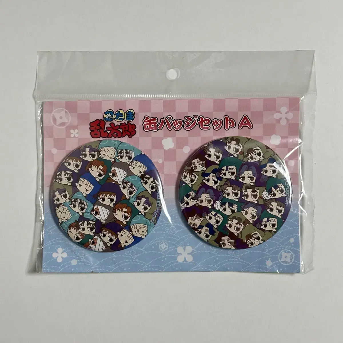[Sealed] Ninja Boy Rantaro Nintama Can Badge Set
