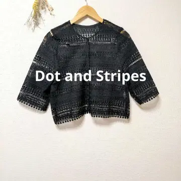 Dot and Stripes 도트 앤 스트라이프 가디건 레이스