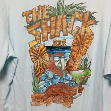 THE SHACK BAR T셔츠 XL/10 라이트 블루