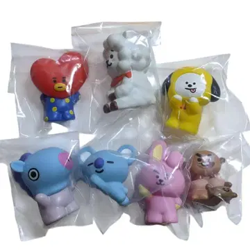 BTS BT21 프렌즈 피규어 컴플리트 세트