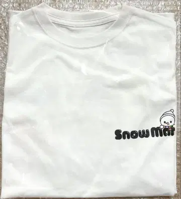 [미사용 새상품] SnowMan T셔츠 국립 닛산 화이트