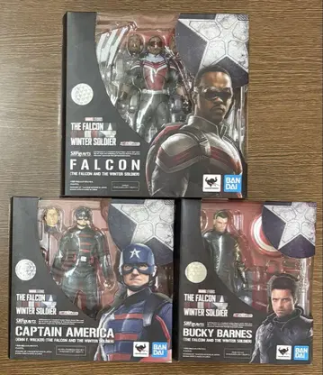 SHFiguarts 더 팔콘 ~ 앤 솔저 3체 피규어 세트