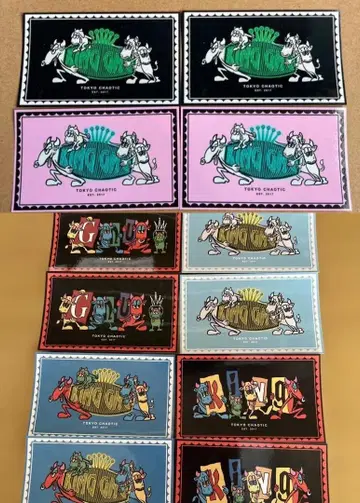 King Gnu 스티커 12장