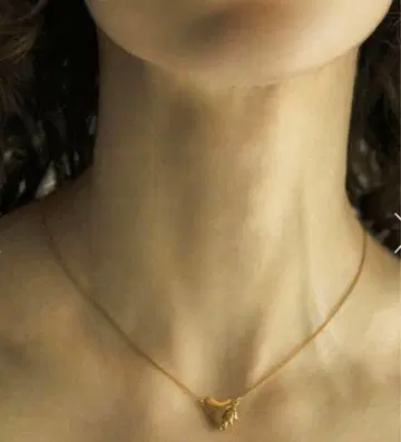 새상품급 LAPUI 라푸이 Coil heart necklace