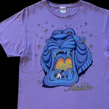 디즈니 티셔츠 알라딘 90s 빈티지 레어 aladdin