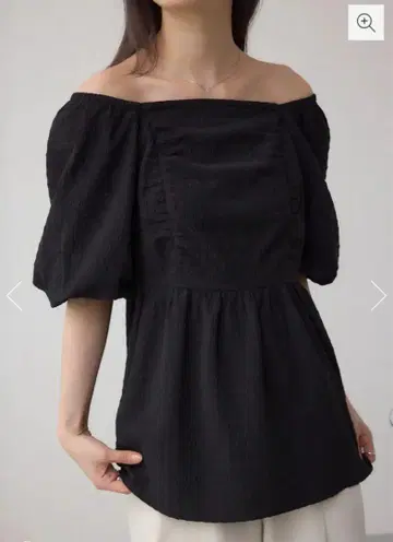 2WAY 페플럼 개더 블라우스 AZUL by MOUSSY
