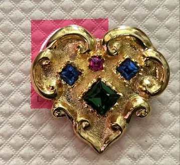 Christian Lacroix 크리스천 라크로와 하트 브로치 새상품급