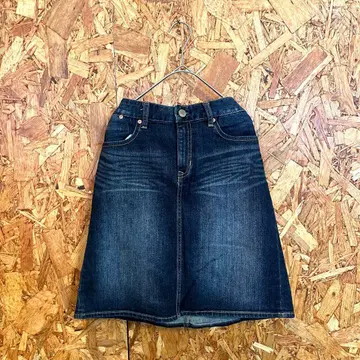 Gap 1969 갭 무릎 기장 스커트 데님 스커트 인디고 여성용