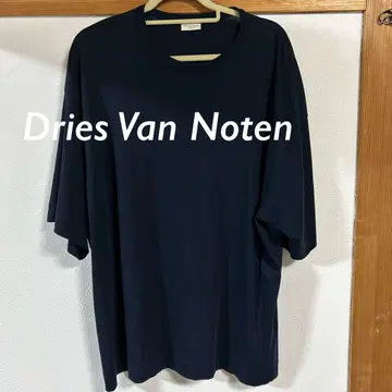 DRIES VAN NOTEN 다크 네이비 티셔츠 M 드리스