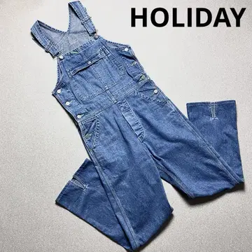 HOLIDAY 홀리데이 데님 살로펫 오버롤