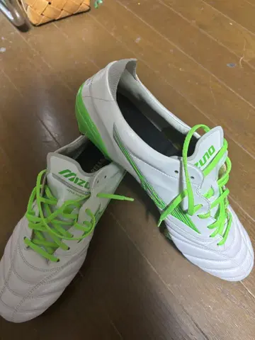 Mizuno Morelia Neo 4 화이트/그린 믹스 밑창
