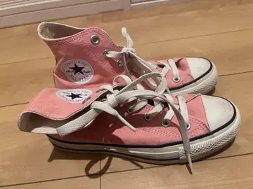 CONVERSE 핑크 하이컷 스니커즈