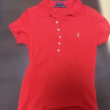 Ralph Lauren The Skinny 폴로 M 레드