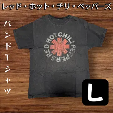 RED HOT CHILI PEPPERS 렛치리 블랙 티셔츠