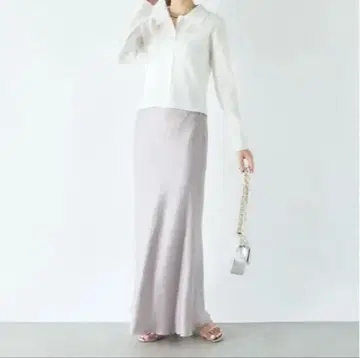 la boutique bonbon 새틴 머메이드 스커트