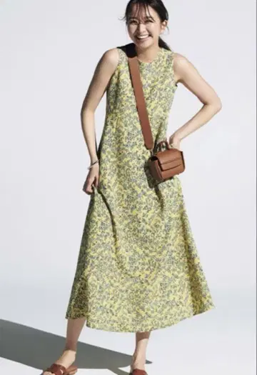 NATURAL BEAUTY BASIC 꽃무늬 원피스
