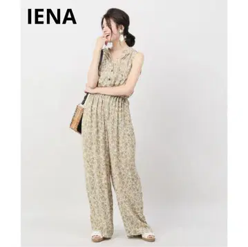 IENA IPEKER 올인원 플라워 프린트 꽃무늬 슬리브리스