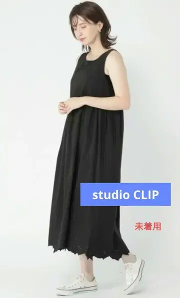 studio CLIP 자수 원피스
