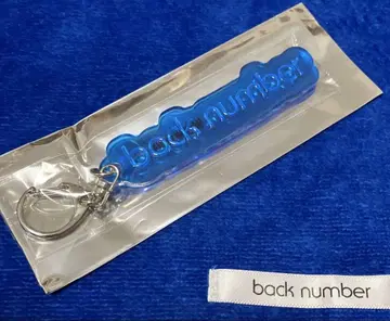 back number 랜덤 PVC 리플렉터 키링