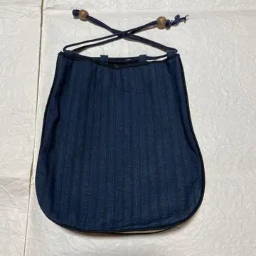 신겐 가방 기모노 가방 네이비 바탕에 대나무 가공