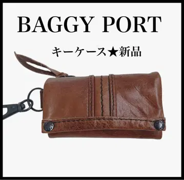 BAGGY PORT 가죽 키케이스 동전 지갑 천연 가죽 미사용 새상품