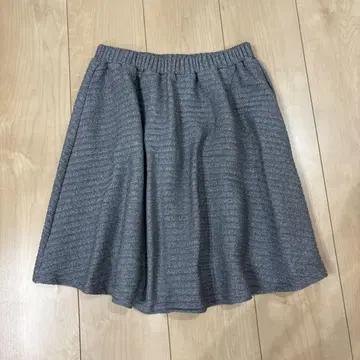 JILLSTUART 질스튜어트 미니 스커트 플레어 FR 그레이