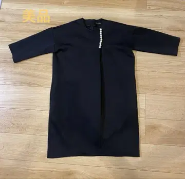 요코짱 YOKOCHAN 펄 자루 원피스 블랙