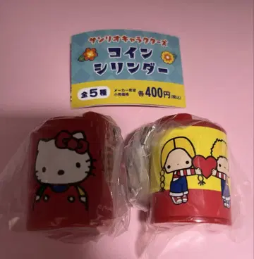 산리오 캐릭터즈 코인 실린더 2개 세트