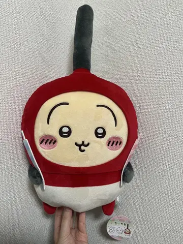 치이카와 봉제 인형 빨간색과 흰색 약 30cm