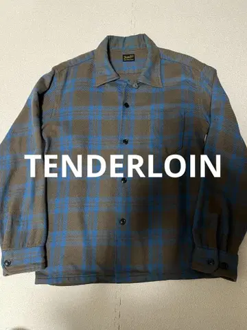 TENDERLOIN 텐더 로인 플란넬 체크 셔츠