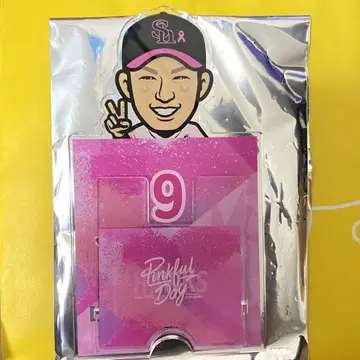 와카타카 가챠 핑크 풀 아크릴 스탠드 야나기타