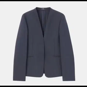 PLST 프리미엄 옥스 컬러리스 자켓 네이비 M