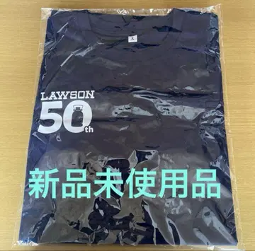 LAWSON 50주년 기념 티셔츠 네이비 미사용 새상품