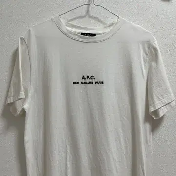 A.P.C. 화이트 티셔츠 반팔