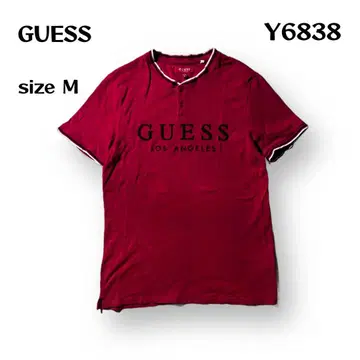 [즉시 구매 OK] GUESS 반팔 티셔츠 사이즈 M 레드