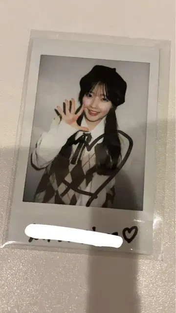 CUTIE STREET 카와모토 에루 친필 사인 폴라로이드