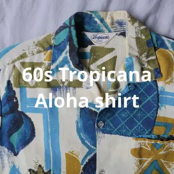 60년대 Tropicana 알로하 셔츠