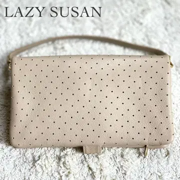 LAZY SUSAN 레이지 수잔 베이지 장지갑 롱 지갑