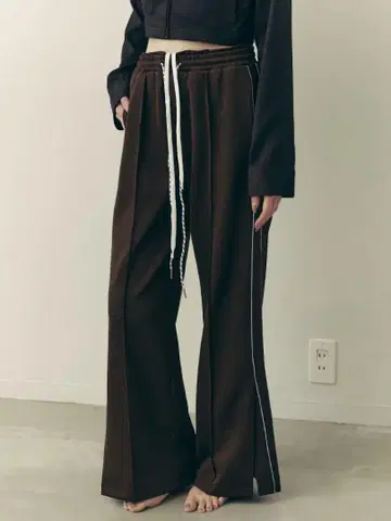 rosarymoon Layered Jersey Pants 로자리문