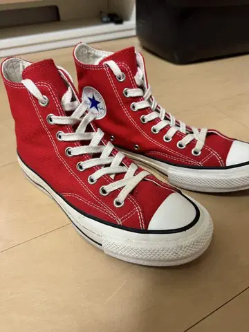 컨버스 에딕트 척 테일러 하이컷 26cm 빨간색