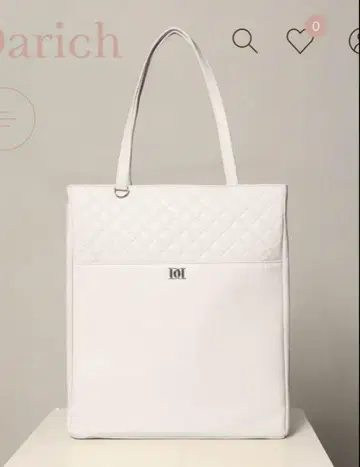 Darich DD 퀼팅 멀티 토트백 WHT 화이트
