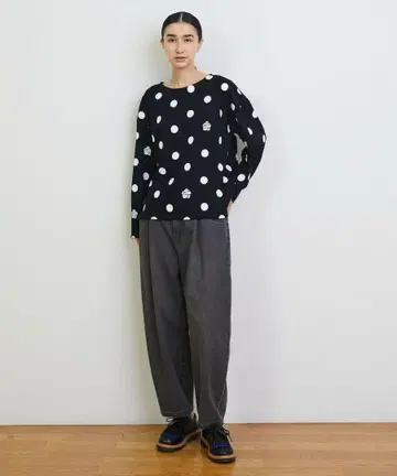 FRAPBOIS 커브 데님 블랙 3 사이즈