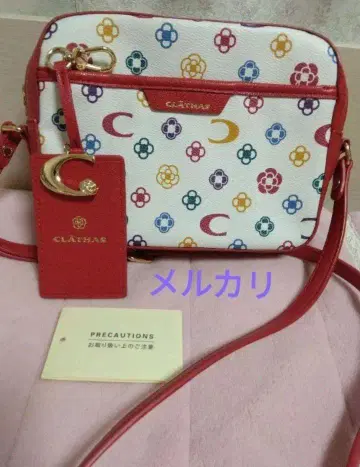 CLATHAS 클레이사스 꽃무늬 카멜리아 컬러 숄더백