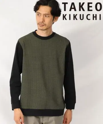 TAKEO KIKUCHI 말데오리 울 블렌드 축구 저지 티셔츠