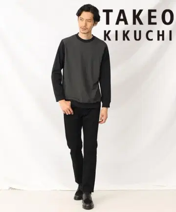 TAKEO KIKUCHI 마르데오 리 울 블렌드 축구 저지 티셔츠