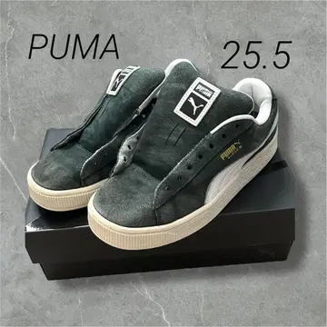 PUMA 푸마 스웨이드 XL 헤어리 스웨이드 그린 25.5