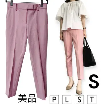 새상품급 플라스테 스틱 팬츠 (코튼 블렌드) 핑크 S