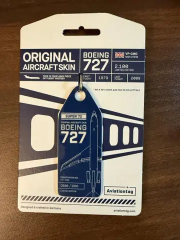 Aviationtag 첫 B727 네이비색